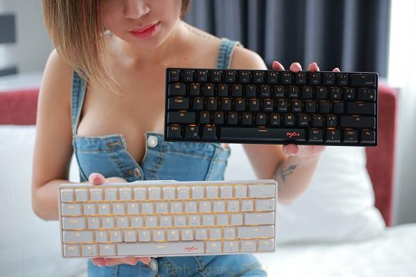 Đánh giá Bàn phím cơ không dây PXN K30 thích ứng mọi nền tảng, nhỏ xinh cho vào cốp xe máy